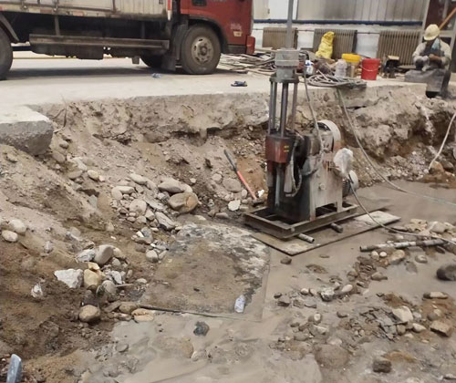 明光公路下沉压浆